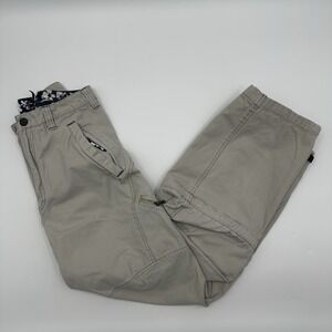 Vintage Bugle Boy Cargo Convertible Zip Off Baggy Pants Men's 30x32 (30x30) 90's